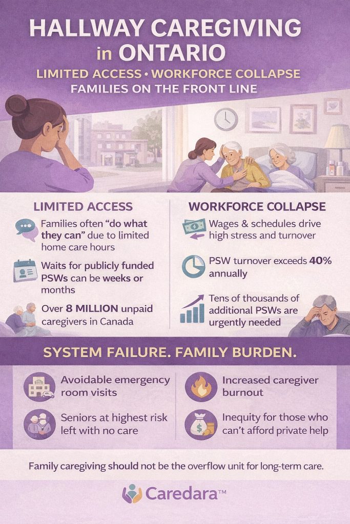 Hallway Caregiving in Ontario: When Access Disappears and Families Fill the Void