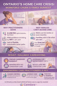 Ontario’s Home Care Crisis: When the Workforce Can’t Stay and Families Can’t Access Care
